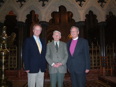 Very Revd Patrick Rooke, Dr Kenneth Milne, Bishop Samuel Poyntz