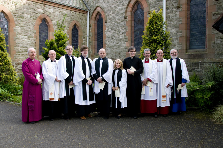 Ordinands before Service