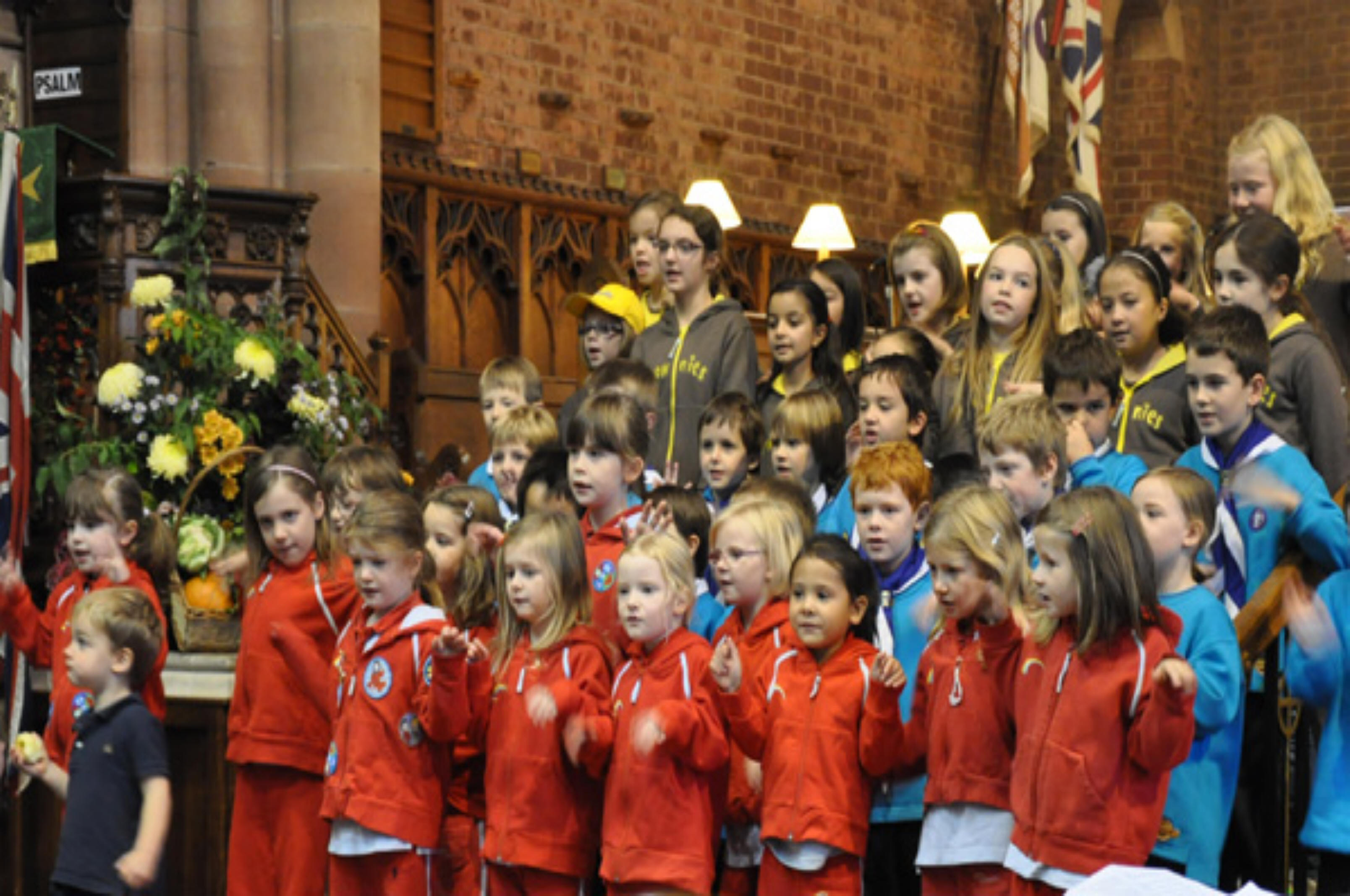 Uniformed organisation choir
