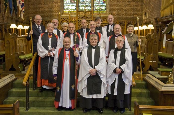 Officiating Clergy at the Institution of Revd Robt Jones