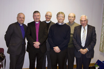 Bishop McDowell with CIMS Officers