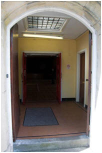 Entrance before 1st stage of refurb